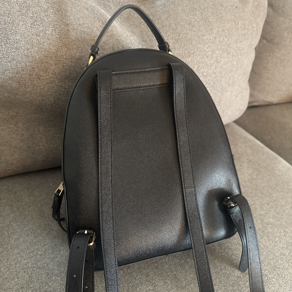 Coach Black Backpack with Gold Accents - Picture 2 of 6